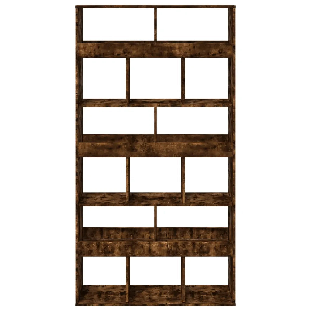 Libreria Rovere Fumo 100x33x187,5 cm in Truciolato 3309541