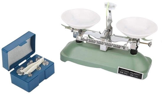 Ponderoso meccanico da 200g/0,2g - bilancia di precisione - bilancia da laboratorio - strumento didattico - esperimenti chimici/fisici - leggero e portatile
