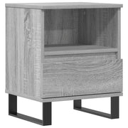 Comodino-Tavolino da notte Grigio Sonoma 40x35x50 cm in Legno Multistrato 570428