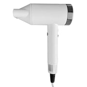 Asciugacapelli bianco con motore brushless senza base murale e tasto a rilascio