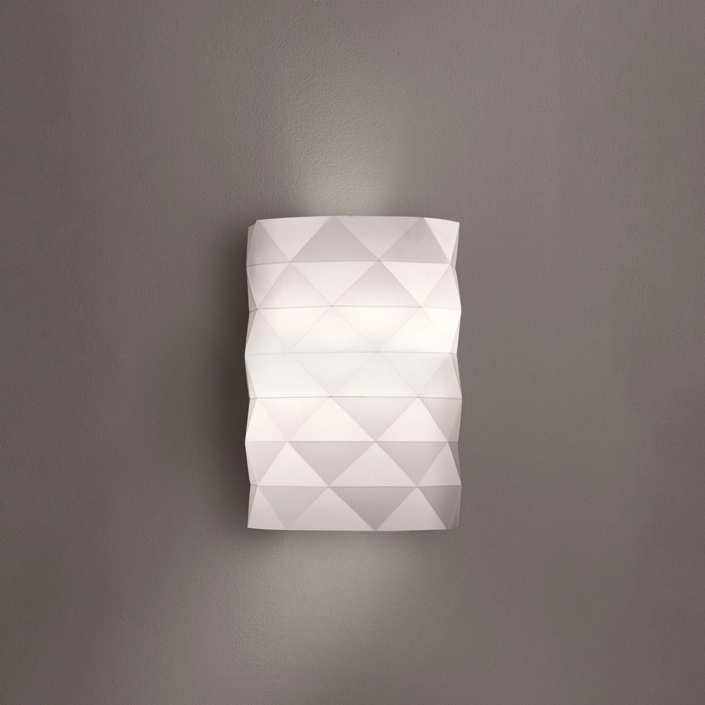 Applique Moderna Prisma Polilux ® Bianco 1 Luce E27