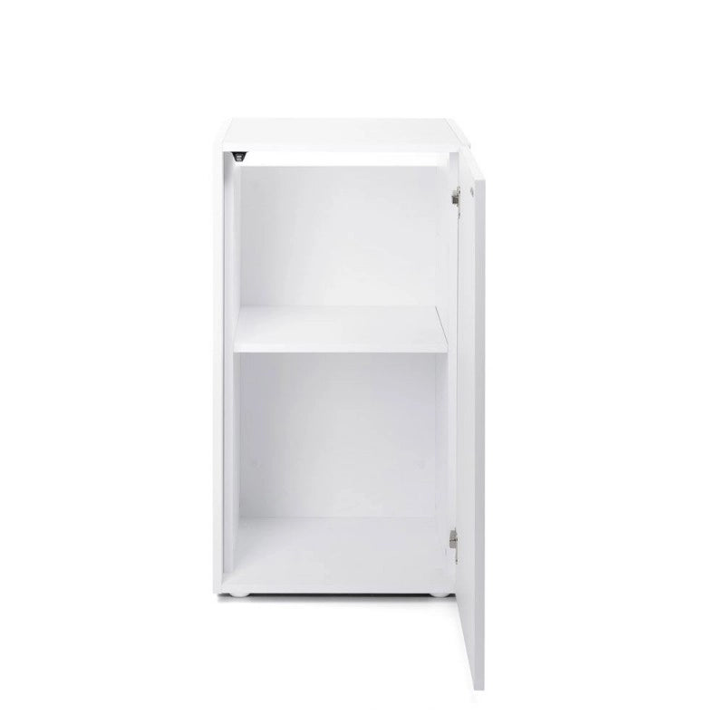 Aquael Glossy Stand Cube Bianco cm50x50x90h - supporto laccato lucido