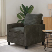 Divano Antracite 76 x 81 x 87,5 cm Poliestere