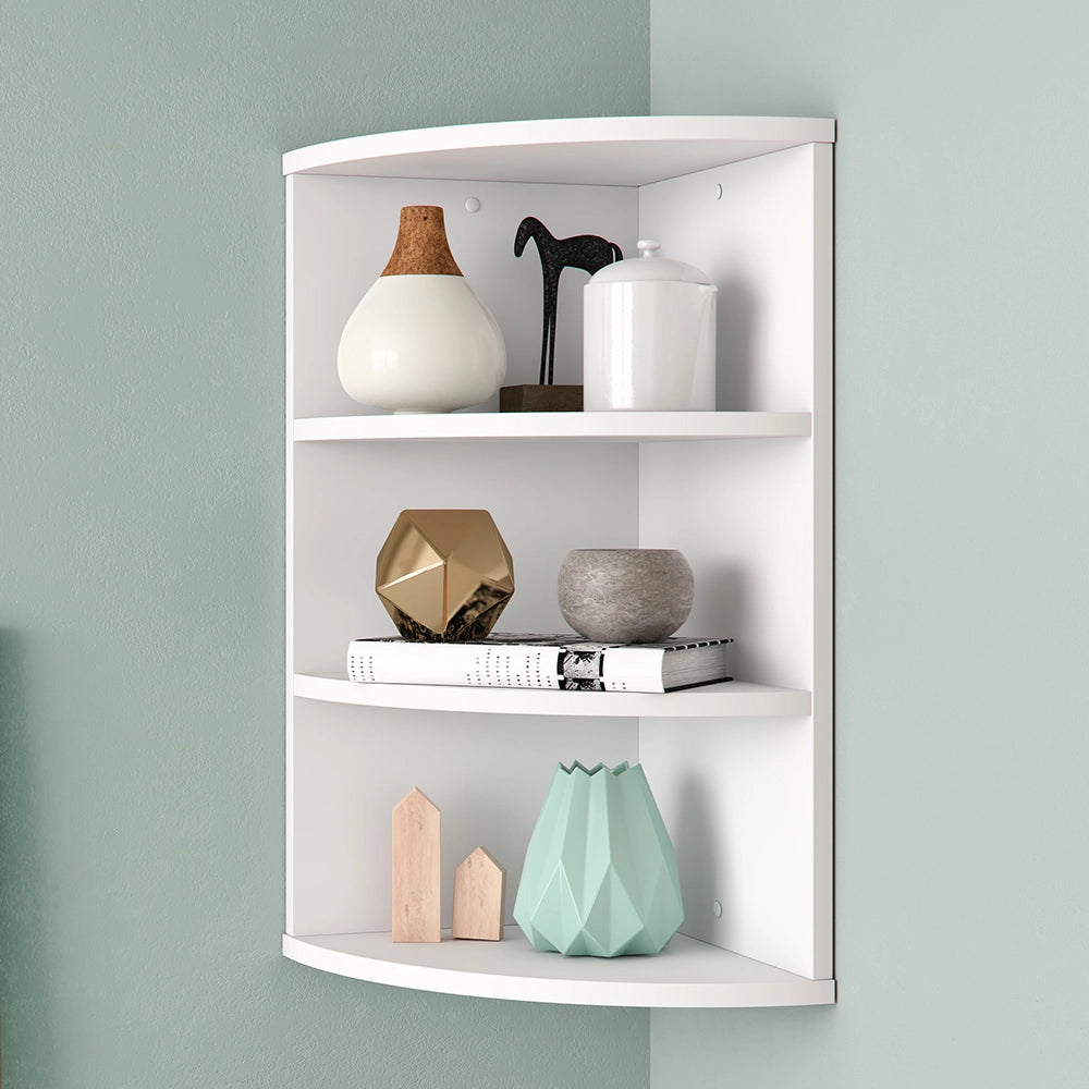 Vicco Libreria angolare da terra Bianco 30 x 60 cm