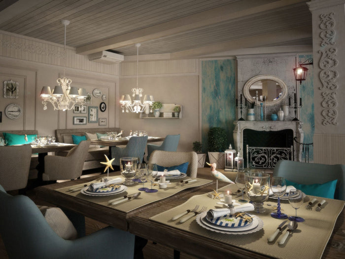 Lampadario Elegant in Metallo Brionia Beige