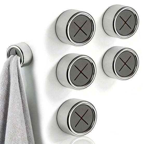 Kit di sostegno asciugamani per cucina - 5 pezzi, super adesivo