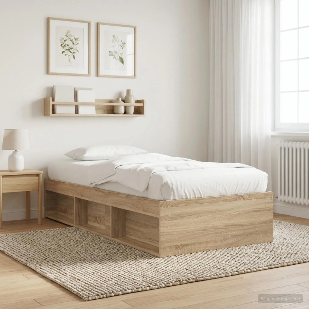 Telaio del letto con storage Rovere Sonoma 80 x 200 cm 3429518
