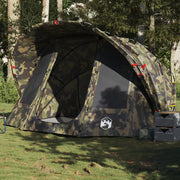 vidaXL Tenda da Pesca per 5 Persone Mimetica Impermeabile
