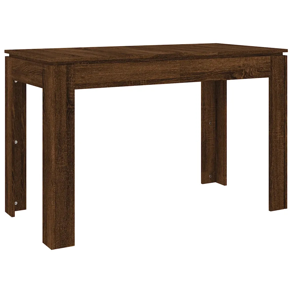 Tavolo da Pranzo Rovere Marrone 120x60x76 cm Legno Multistrato 815389