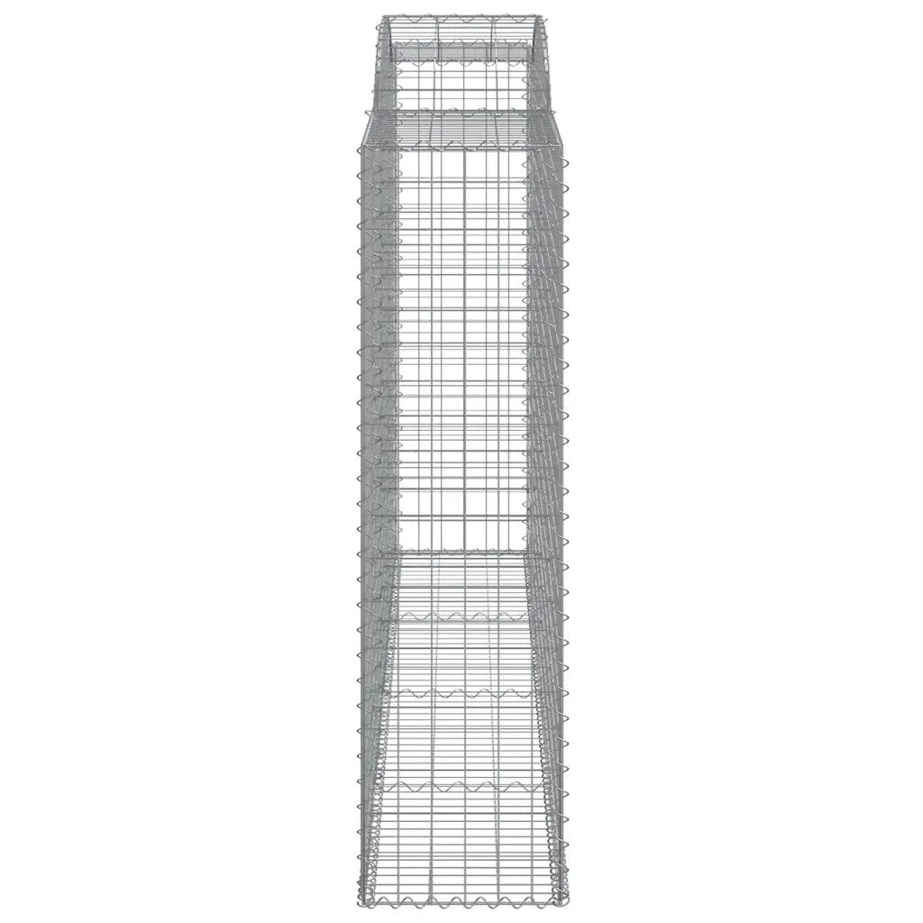 Cesti Gabbioni ad Arco 5 pz 300x50x180/200 cm Ferro Zincato 3146776