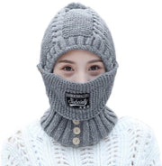Cappello di lana per il vento - Muffa per il freddo - Muffa calda per l'esterno - Cappello elastico - Materiale acrilico 56-60 cm