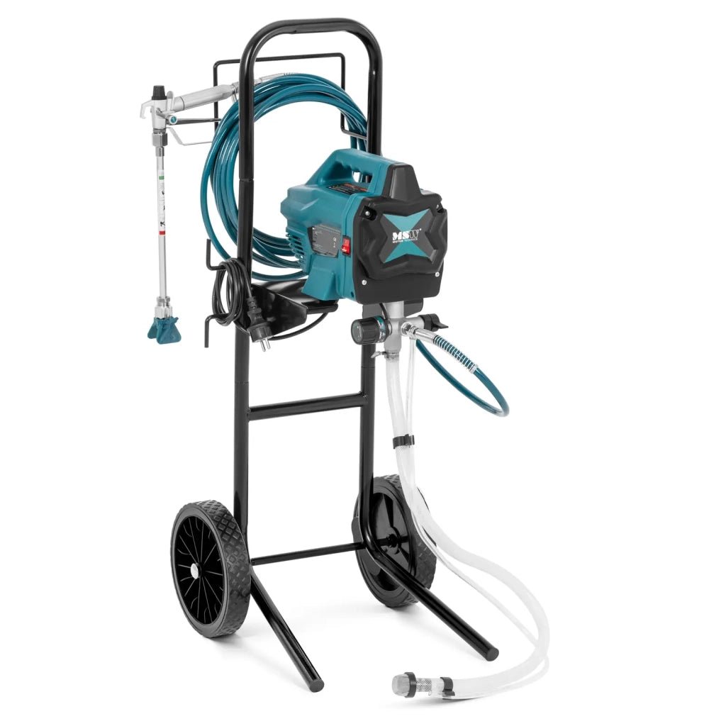 Pistola a spruzzo airless professionale 1,4 l/min 200 bar tubo flessibile da 7,5 m mobile 14_0009950