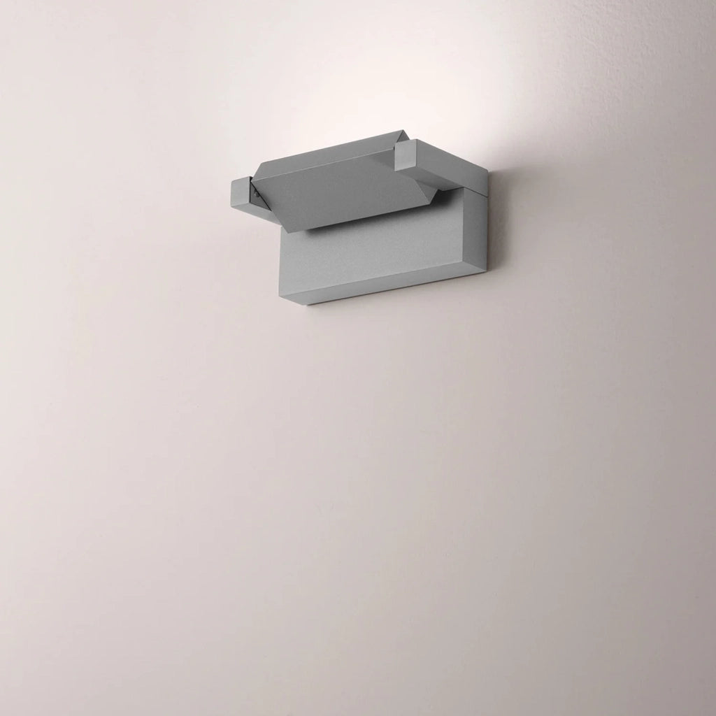 Applique Esterno Moderna Display Alluminio Gricio Led 20W Cct Ip65