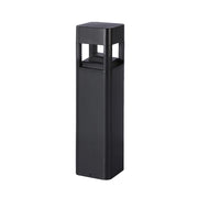 Paletto da giardino quadrato nero 40cm LED 10W Italux