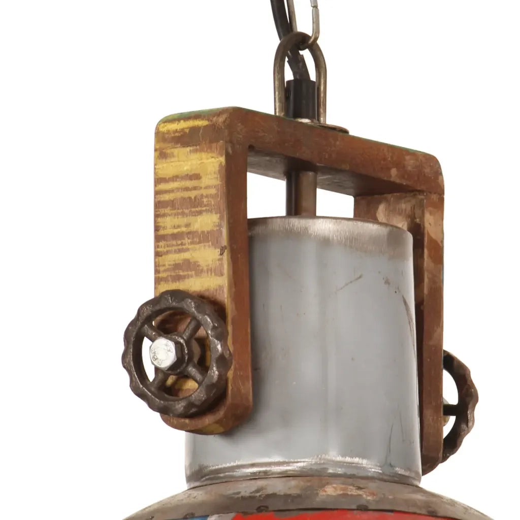 Lampada Sospesa Industriale 25 W Multicolore Rotonda 30 cm E27 344396