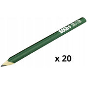 Matita muratore stb 30 10h verde tratto netto preciso sottile confezione 20 pezzi