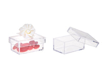 Set 24 Scatole Rettangolare in plastica Larghezza 8 cm