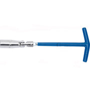 CHIAVE A T PER CANDELE CON GIUNTO UNIVERSALE SNODATO ESAGONALE 21mm CONDOR 245/21