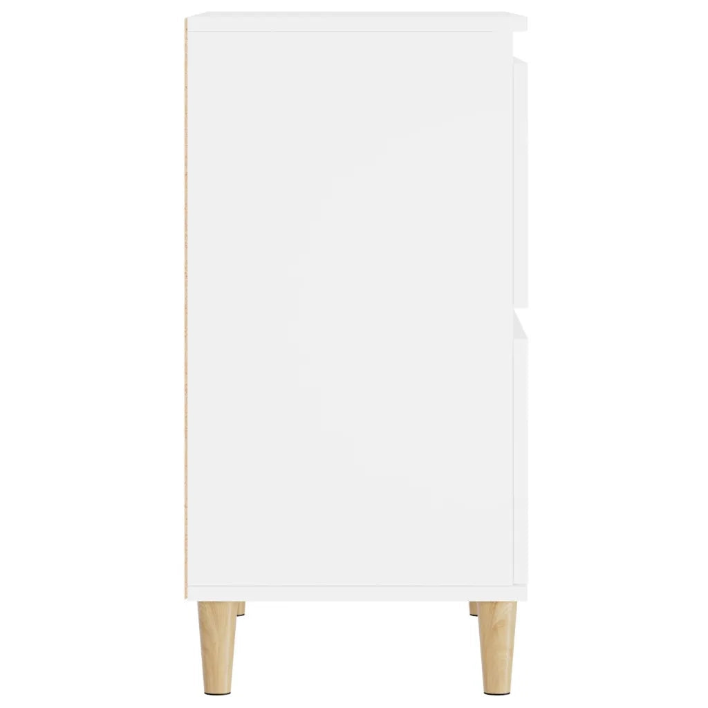 Credenze 2pz | Madia | Buffet da pranzo | Armadio da pranzo Bianche 60x35x70 cm in Legno Multistrato