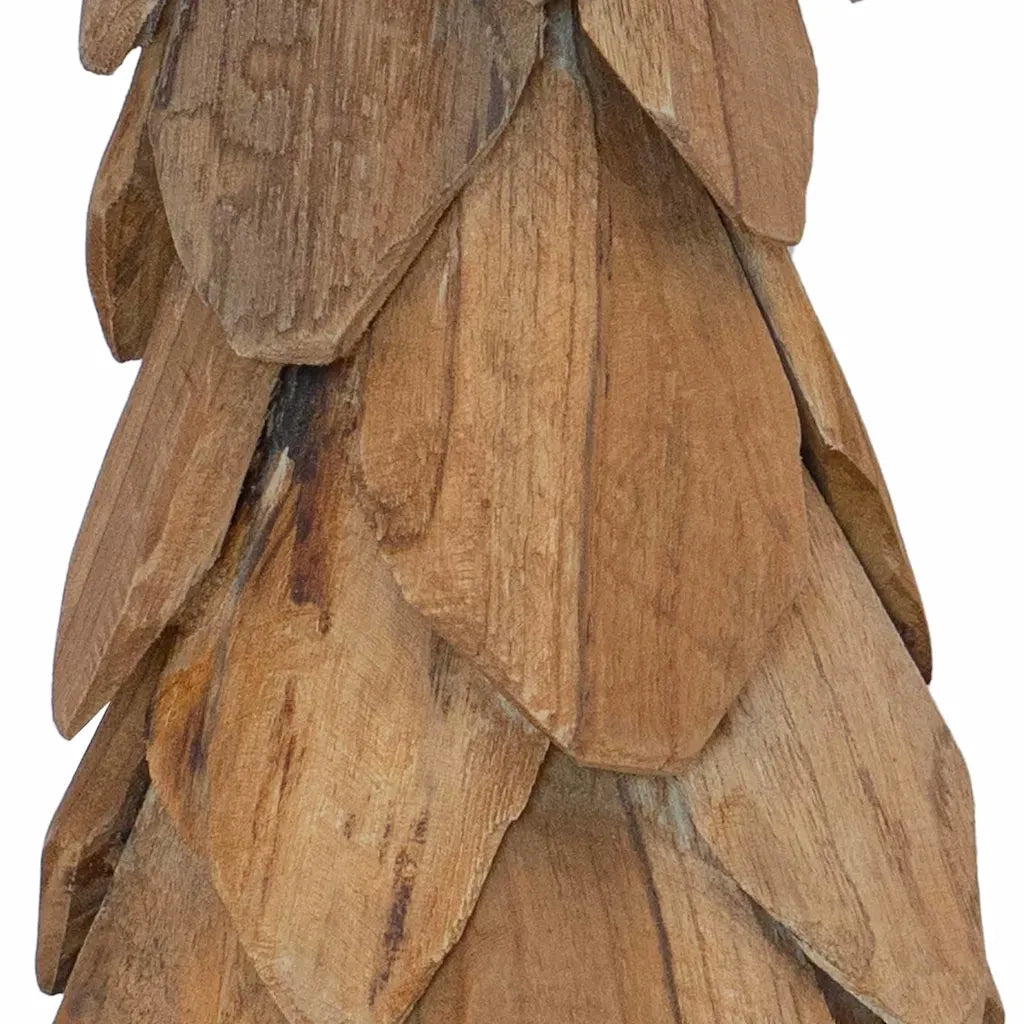 Albero di Natale Marrone 51 cm Legno massello di teak 42017937
