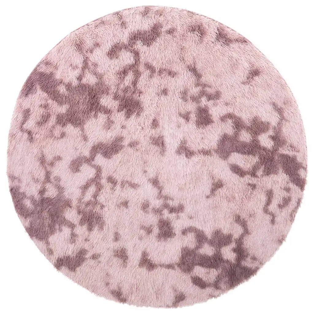 Tappeto Shaggy a Pelo Lungo NAVARRA Rosa Antico 160x160cm