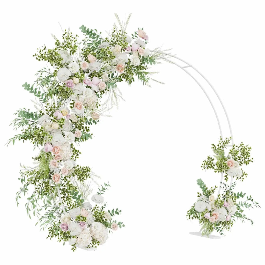 Arco Nuziale Bianco 223 x 45 x 201 cm Acciaio