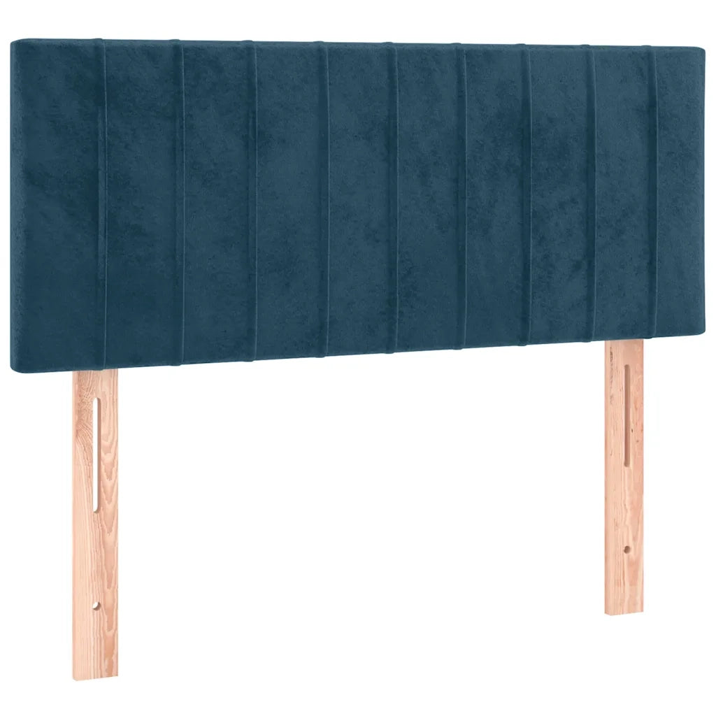 Testiera a LED Blu Scuro 80x5x78/88 cm in Velluto 3121884