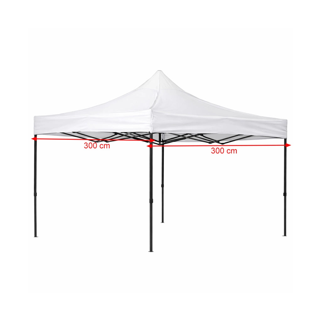 Copertura Superiore Telo Per Gazebo In Oxford 800D Anti UV E Anti Pioggia Telo Resistente Per Strutture Pieghevoli Da Esterno Ideale Per Giardino Patio Mercatini Eventi 3x3 Metri Bianco