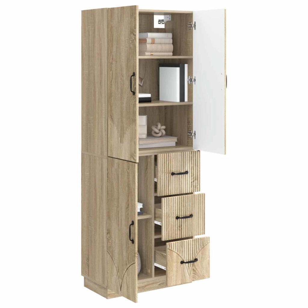 Set di armadi 2 pcs Rovere Sonoma Legno ingegnerizzato 3416819
