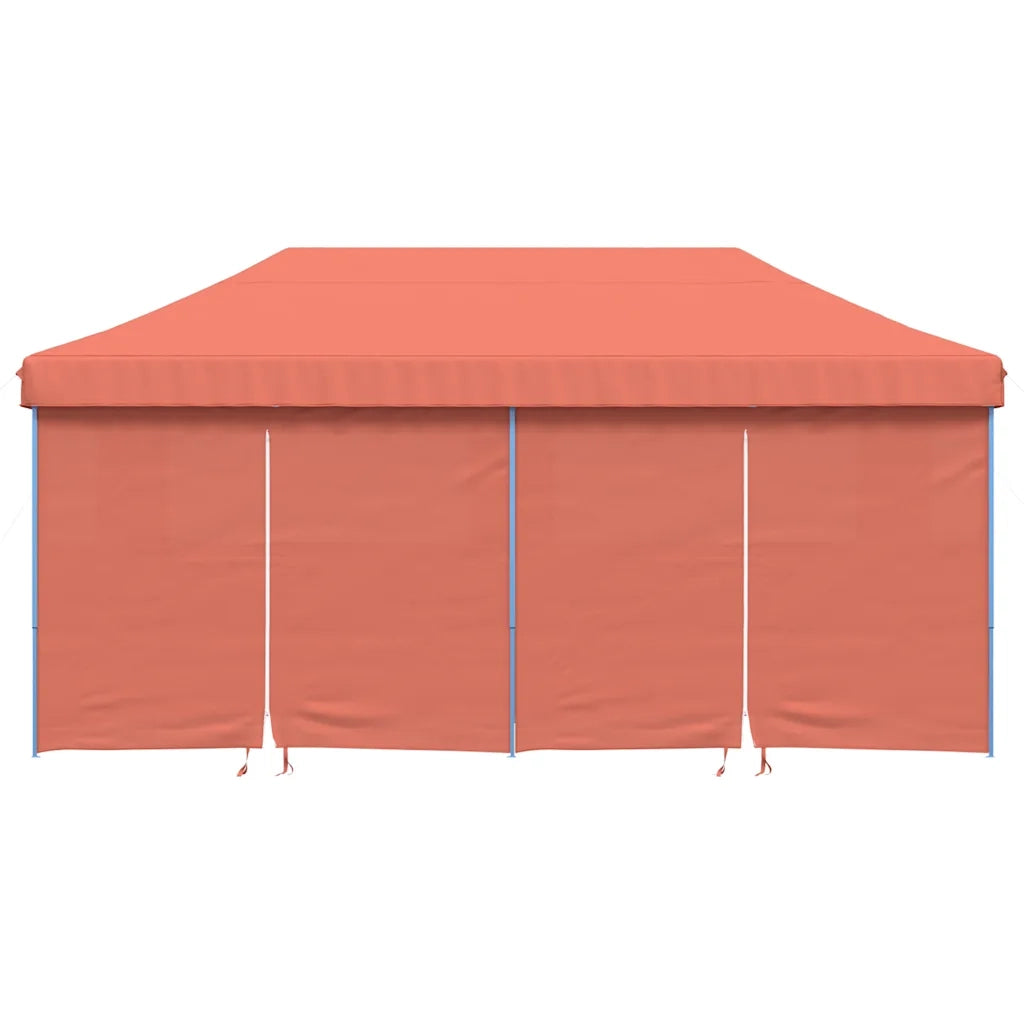 Tendone per Feste Pieghevole Pop-Up con 4 Pareti Terracotta