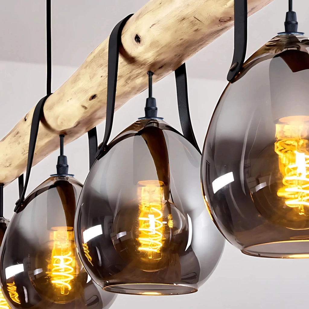 Lampada APP1775-4CP Wood Grey