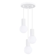 Lampada sospesa moderna 3 sfere vetro bianco G9 SFERA PureLume