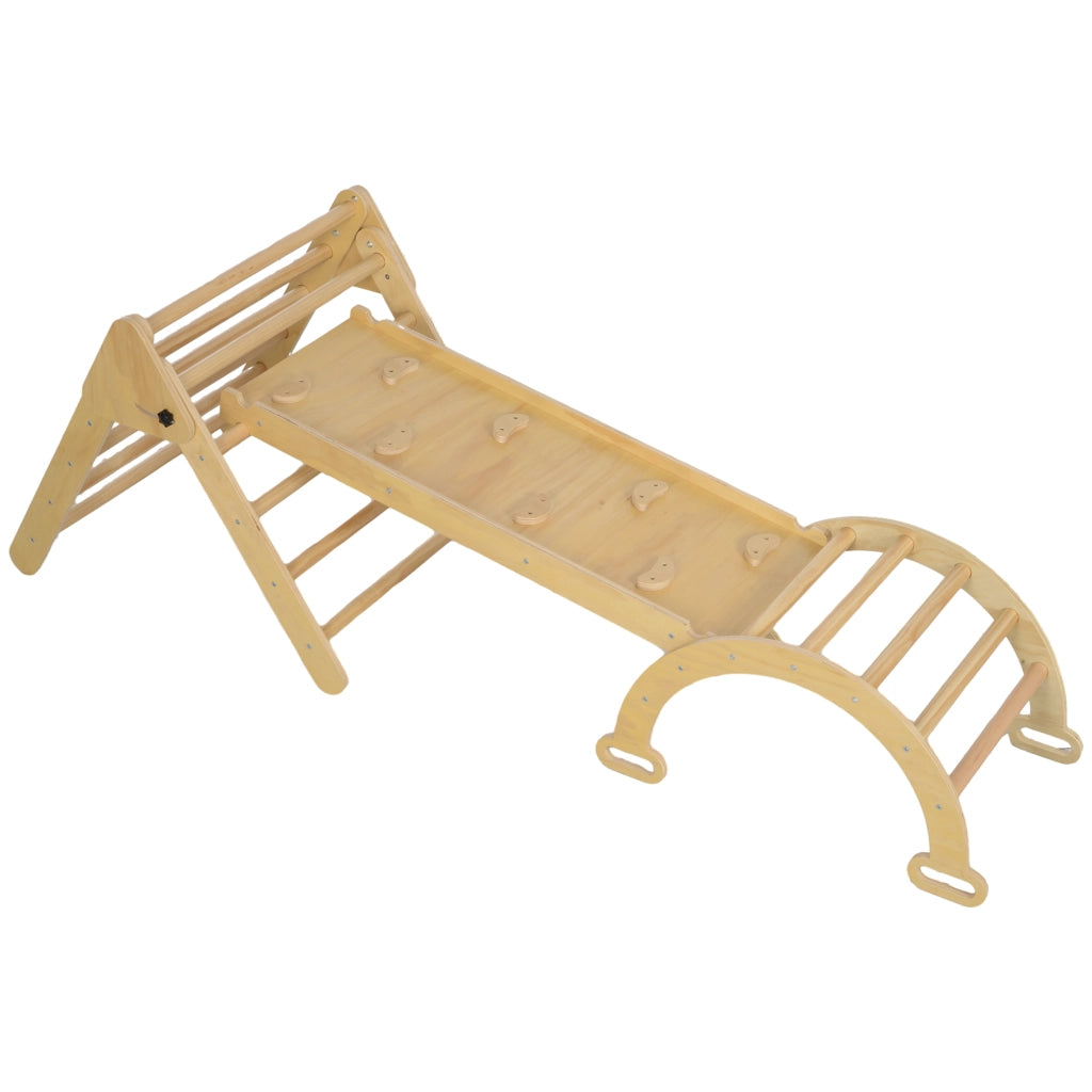 Struttura di arrampicata per bambini in legno ¨C zephmum ¨C 178x64.5x63 cm