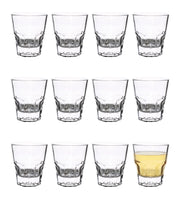 Set 12/24 Bicchieri Da Shot In Vetro Capacità 4Cl Certificati Contatto Alimentare Lavabili In Lavastoviglie Base Spessa Feste Liquori Amari Si Microonde Bicchierini Shottini Tequila Casa Bar Pub Dresda - 12 Pezzi