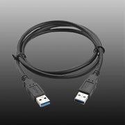Trade Shop - Cavo Da 1,8mt Usb 3.0 Tipo A Cable Dati Pc Hard Disk Maxtech Usb 3.0 Am To Am 1.8m -