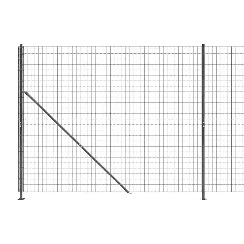 Recinzione Metallica con Flangia Antracite 2,2x25 m 154303