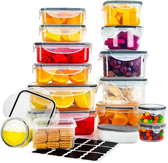 Set di conservazione per il cibo - contenitori per la cucina - conservazione riso zucchero pasta - organizzatore per la cucina - contenitori per il magazzino - contenitori per il magazzino alimentare
