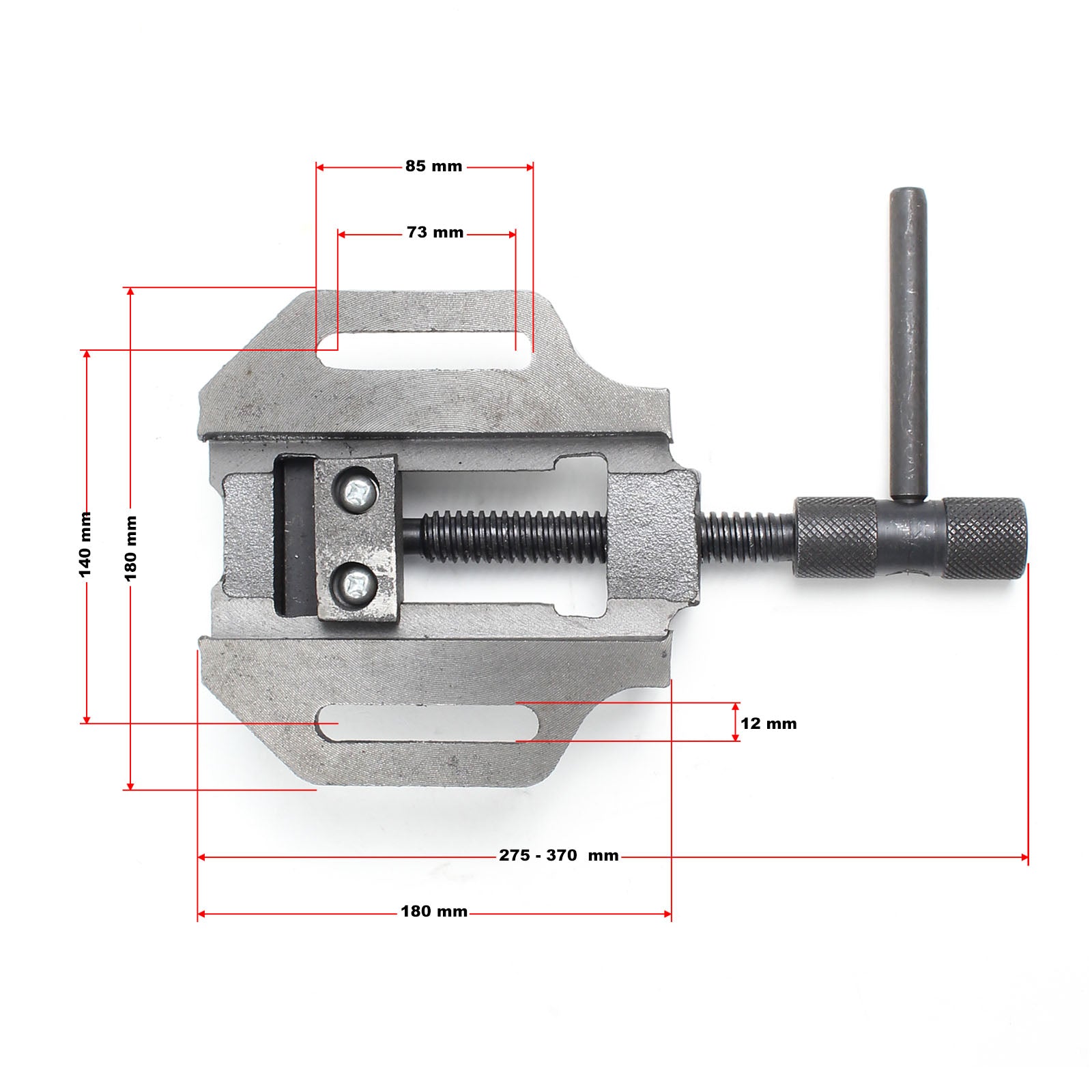 Morsa per trapani 125mm per macchine utensili da officina