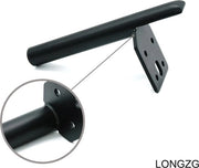 Piedistalli in metallo nero da 15 cm - tavoli da salotto - poltrone - TV - cassettone - letto - mobili - resistenza fino a 800 kg