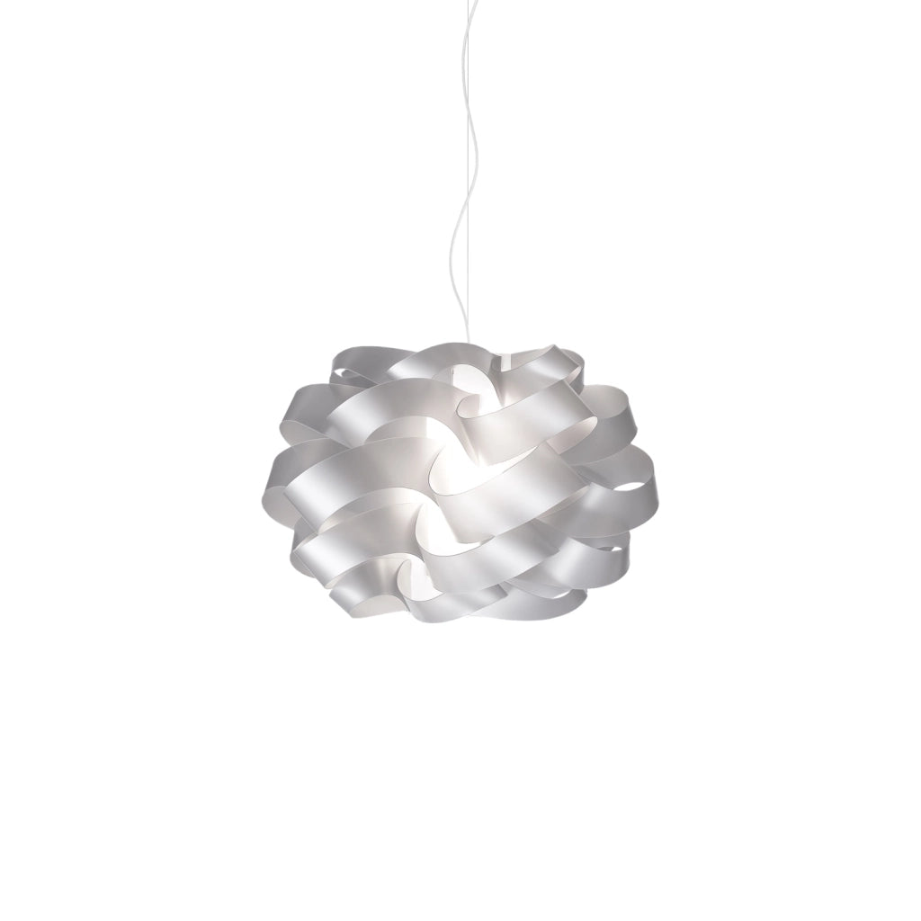 Lampadario Moderno Cloud Polilux ® Argento E Metallo Cromo 3 Luci E27