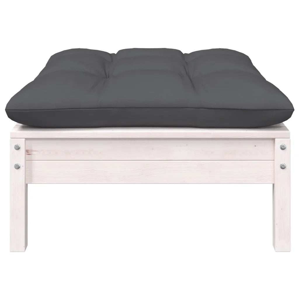 Set Salotto da Giardino 5pz con Cuscini Legno Massello di Pino 3096179