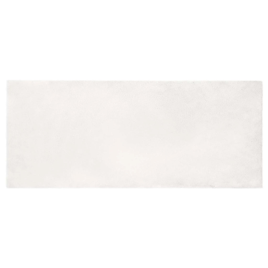 Tappeto antiscivolo in sintetica di coniglio OLITE Bianco 42021613