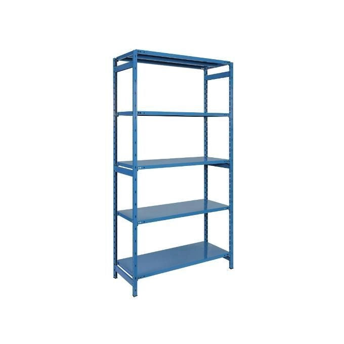 Bizzotto LB1-100A ArredoKit Scaffale Metallo 5 Ripiani Portata 100 Kg 106x42x180 cm colore Azzurro