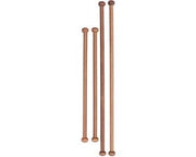 Accessorio di decorazione per la casa - Macramè - Maniglia di legno resistente - 4 pezzi - Sezione lunga 31 cm - Ossatura in legno solido