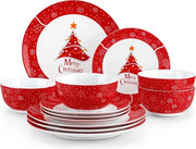 Set da tavola per 6 persone - Set da tavola 18 pezzi - Piatto da portata - Piatto da dessert - Piatto da portata da 18 pezzi - Tavola da pranzo - Tavola da dessert
