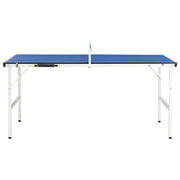 Tavolo da Ping Pong 5 Piedi con Rete 152x76x66 cm Blu 91946