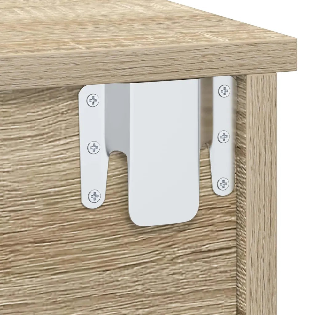 Comodino Rovere Sonoma 40 x 31 x 15 cm Legno ingegnerizzato 891108