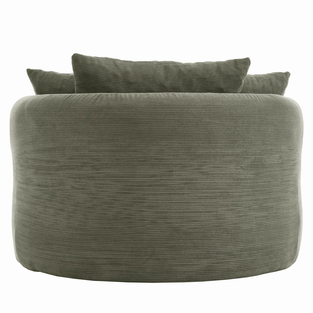 Poltrona Relax ¨C Minimal ¨C Tessuto Grigio Soggiorno 122cm