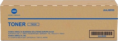 ORIGINAL Konica Minolta toner nero AAJ6050 TN326K ~25000 Seiten