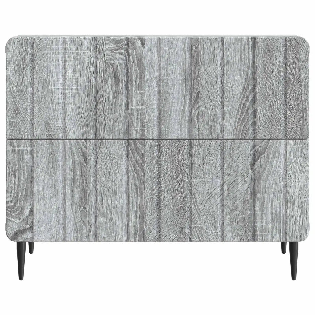 Armadio da Notte con cassetto Grigio Sonoma 62 x 34,5 x 49,5 cm
